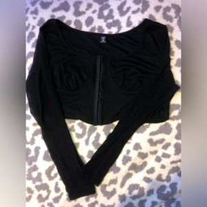 Shein Plus Size Long-Sleeve Top